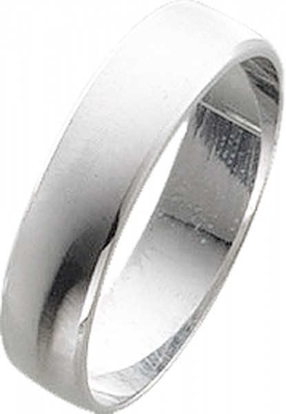 Ring in Silber Sterlingsilber 925/-, Ringgröße 61mm, Ringbreite 5,1mm Ringstärke 1mm, mit mattierter Oberfläche