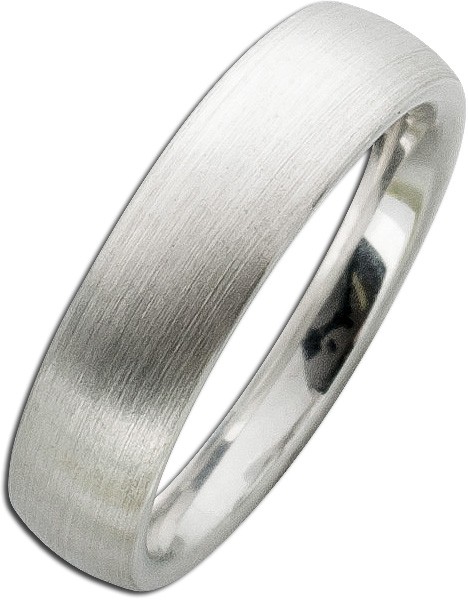Ring Sterling Silber 925 mattiert Freundschaftsring – Ehering