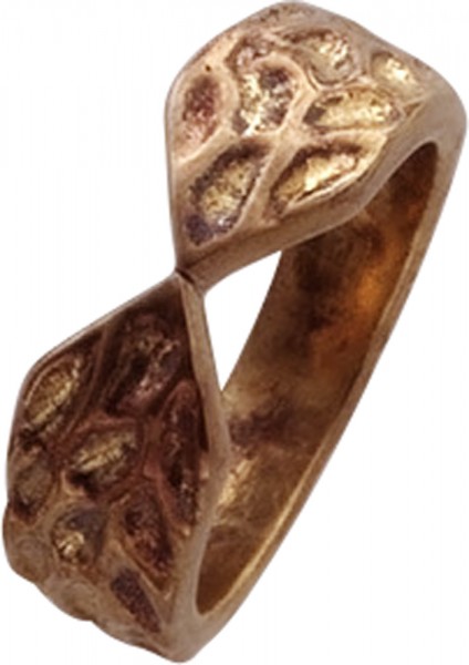 Ring Damenring in Silber Sterlingsilber 925/- Rosé vergoldet mit Blumenverzierung