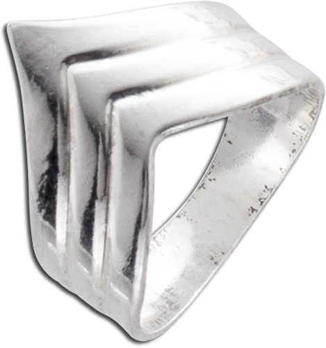 Ring  in Silber Sterlingsilber 925/-, rhodiniert
