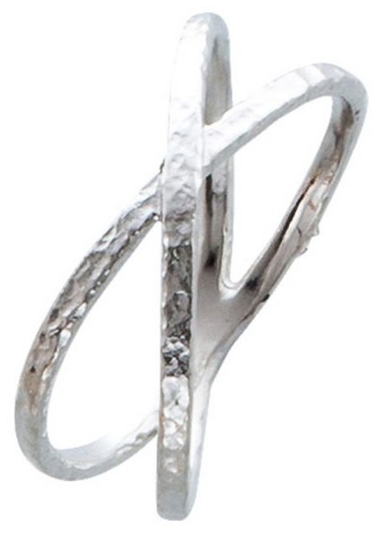 Damenring X Silber Ring Sterling Silber 925 Damenschmuck