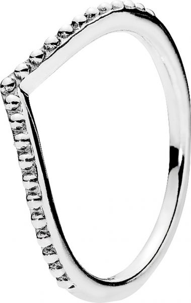 Pandora SALE Ringe 196315 Sterling Silber 925 Perlenförmiger Wunsch