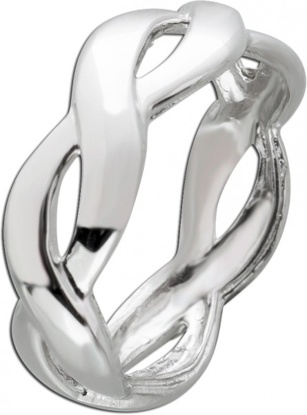 Geflochtener Ring Silber 925 Damenring Damenschmuck