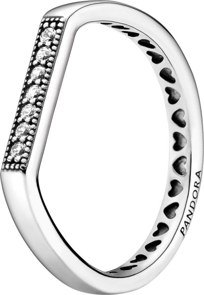 Pandora Ring 199041C01 Sparkling Bar Silber 925