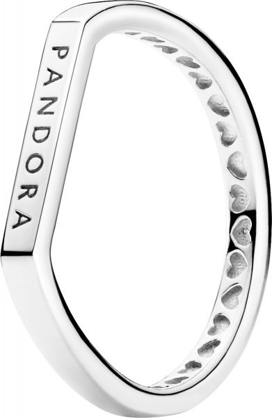 Pandora Ring 199048C00 Logo Bar Silber 925