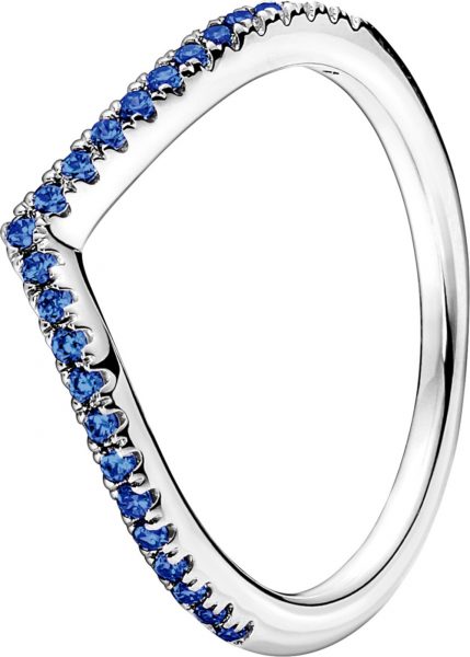 Pandora Ring 196316C02 Wish Sparkling Blue