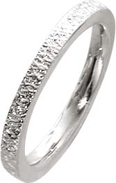 Ring aus echtem Silber Sterlingsilber 925/- passend für Ihre Sammelsysteme. Breite ca. 0,5mm mit gleichbleibender Ringschiene. Die Oberfläche ist rhodiniert und hochglanz poliert und diamantiert. Absolutes Topdesign. Premiumqualität von Deutschlands größt
