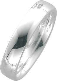 Trauring / Freundschaftsring in Silber Sterlingsilber 925/-, ca. 5,0 mm breit und 2,1 mm stark, in den Größen 16-22 mm erhältlich. Die Ringe sind auf Wunsch auch mit Gravur (inklusive).  Spitzenqualität zum Schnäppchenpreis aus dem Hause Abramowicz, dem J