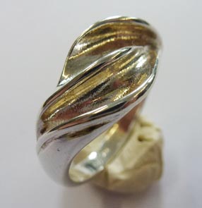 Wunderschöner Ring in Silber Sterlingsilber 925/- im Lapponia Stil in Ringgröße 18,5mm, Maße: Breite 9mm, Stärke 4mm