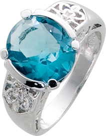 Zauberhafter Ring aus echtem Silber Sterlingsilber 925/- besetzt mit einem hellblauen strahlenden Zirkonia, Durchmesser 11mm. Zum Schnäppchenpreis bei Abramowicz, der Juwelier Ihres Vertrauens aus Stuttgart. Besuchen Sie auch unseren Outletverkauf und seh