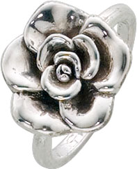 Zauberhafter Ring aus echtem Silber Sterlingsilber 925/- mit gleichbleibender Ringschiene Stärke 1,3mm, Breite 2,1mm. Der Ringkopf hat eine Blumenform und einen Durchmesser von 15mm. Zum Schnäppchenpreis nur bei Abramowicz, der Juwelier Ihres Vertrauens a